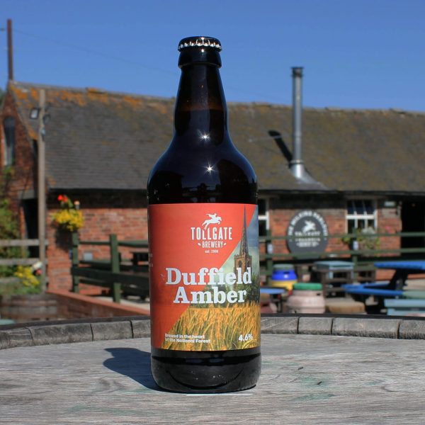 Tollgate Brewery 440ml bottle of Duffield Amber beer