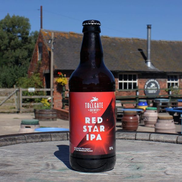 Tollgate Brewery 440ml bottle of Red Star IPA beer