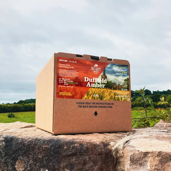 Tollgate Brewery Box of Duffield Amber beer